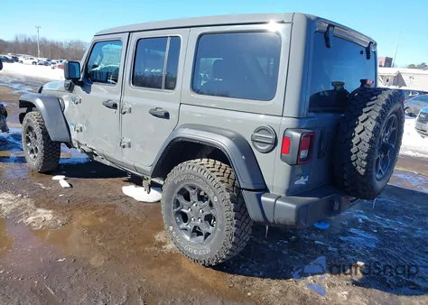 2023 Jeep Wrangler 4Xe 4X4 z USA, uszkodzony, nr VIN 1C4JJXN65PW610796